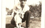 Patricia Kelley And Her Proud Pappa Tom Kelley_1929