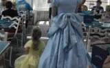 Disneyland_June2012_BelleCinderellawalk